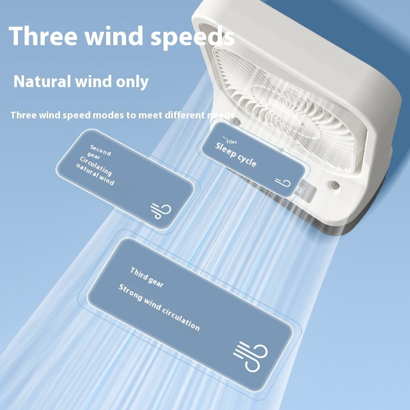 Household Cooling Fan Usb Rechargeable Head Adjustable Air Cooling Water Cooled Air Conditioning Tank Low Noise Air Cooler Fans - TrendyPrime