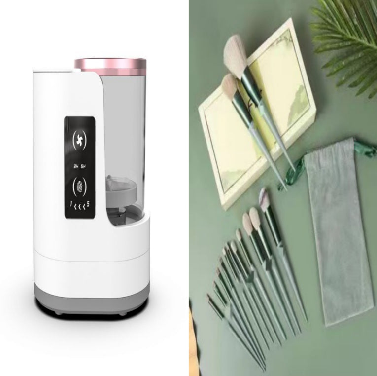 Electric Makeup Brush Cleaner Rechargeable Makeup Brushes Cleaning Tool Automatic Makeup Brush Cleaning Stand Device - TrendyPrime