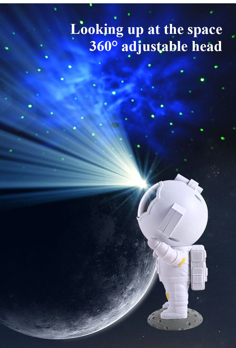 Galaxy Star Projector Starry Sky Night Light Astronaut Lamp Home Room Decor Decoration Bedroom Decorative Luminaires Gift - TrendyPrime