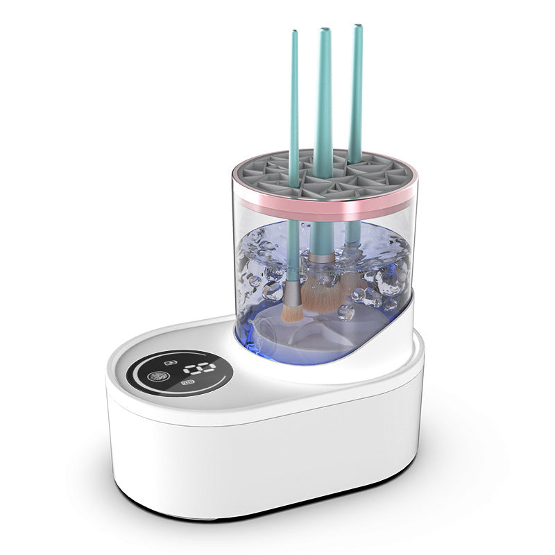 Electric Makeup Brush Cleaner Rechargeable Makeup Brushes Cleaning Tool Automatic Makeup Brush Cleaning Stand Device - TrendyPrime