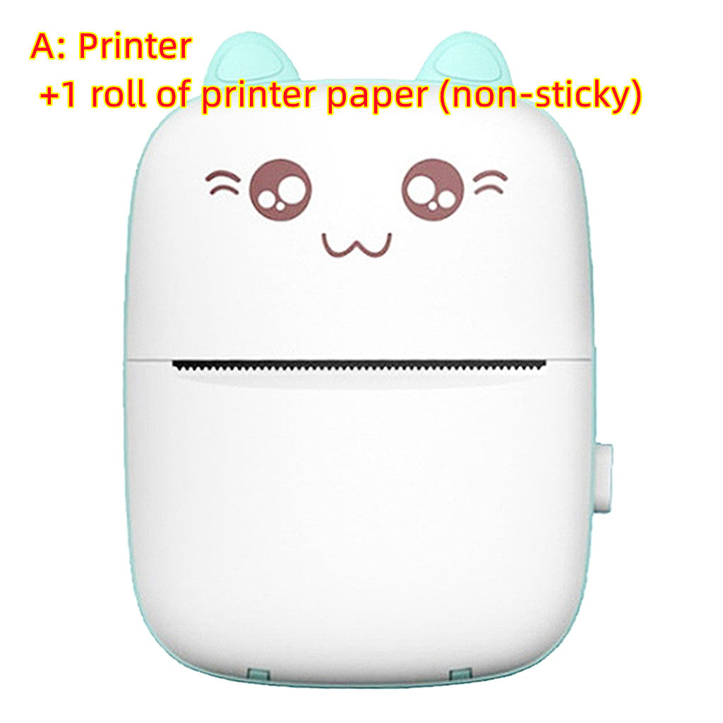 Mini Printer Portable Mini Bluetooth WiFi New Wrong Printer Mobile Phone Photo Title Note Hot Print Pocket Student Error Label Printer - TrendyPrime