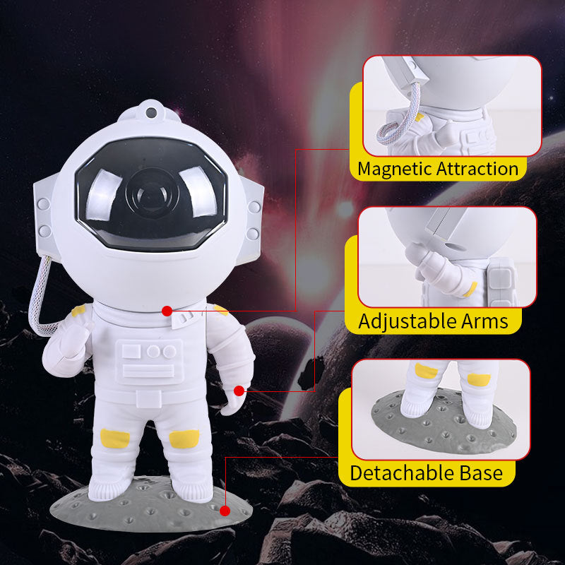 Galaxy Star Projector Starry Sky Night Light Astronaut Lamp Home Room Decor Decoration Bedroom Decorative Luminaires Gift - TrendyPrime