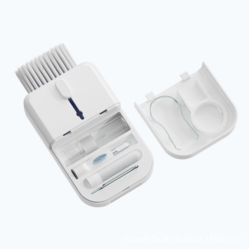 Portable 11 In 1 Multifunctional Cleaning Kit Computer Keyboard Cleaner Phone Screen Clean Tools Earphone Clean Brush With Storage Box - TrendyPrime