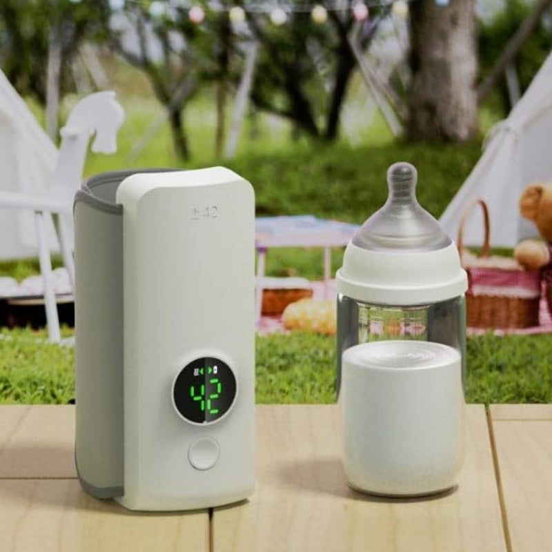 Portable Wireless Baby Bottle Warmer USB Rechargeable Milk Warmer - TrendyPrime
