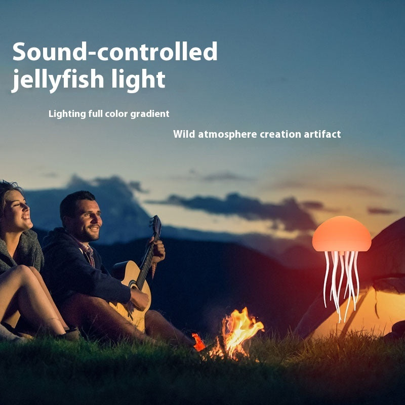 Jellyfish Mood Lamp LED Jellyfish Night Light Portable Jellyfish Lamp Jellyfish Decorations Smart Table Lamp For Bedside Desk - TrendyPrime