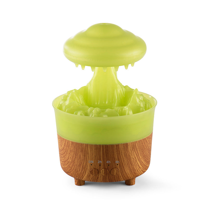 Rain Cloud Night Light Humidifier With Raining Water Drop Sound And 7 Color Led Light Essential Oil Diffuser Aromatherapy - TrendyPrime