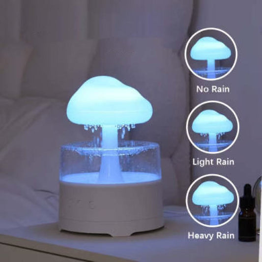 Creative Mushroom Cloud Colorful Light Desktop Aroma Diffuser - TrendyPrime