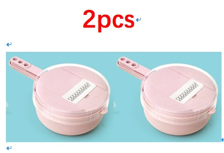 8 In 1 Mandoline Slicer Vegetable Slicer Potato Peeler Carrot Onion Grater With Strainer Vegetable Cutter Kitchen Accessories - TrendyPrime