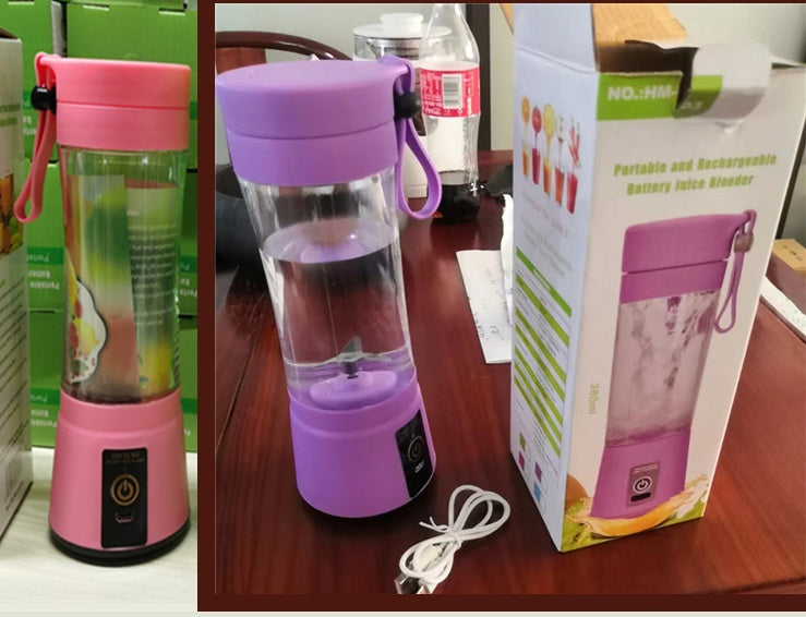 Portable Blender With USB Rechargeable Mini Kitchen Fruit Juice Mixer Home Simple Portable Electric Mini Juicer - TrendyPrime