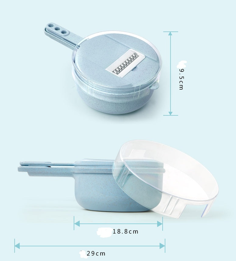 8 In 1 Mandoline Slicer Vegetable Slicer Potato Peeler Carrot Onion Grater With Strainer Vegetable Cutter Kitchen Accessories - TrendyPrime