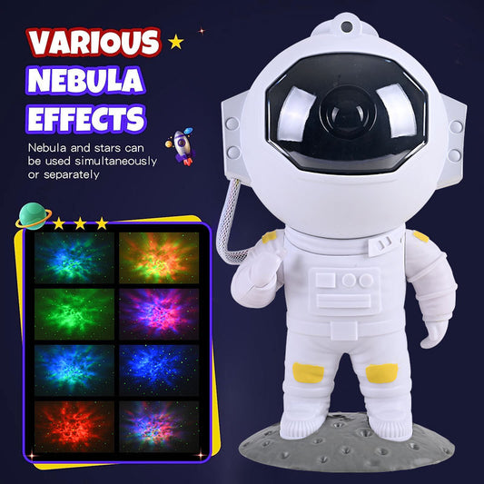 Galaxy Star Projector Starry Sky Night Light Astronaut Lamp Home Room Decor Decoration Bedroom Decorative Luminaires Gift - TrendyPrime