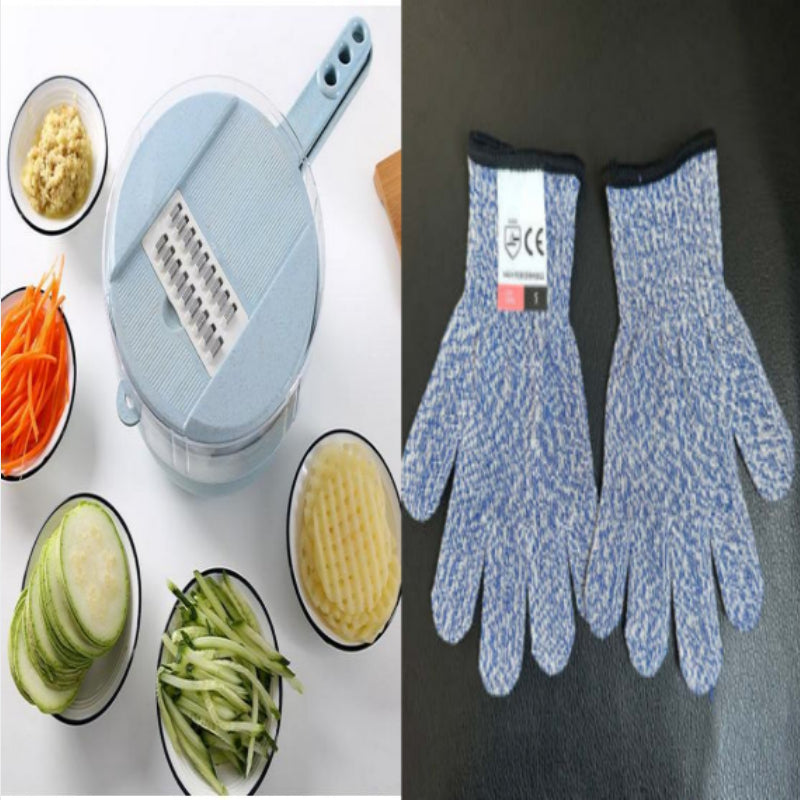 8 In 1 Mandoline Slicer Vegetable Slicer Potato Peeler Carrot Onion Grater With Strainer Vegetable Cutter Kitchen Accessories - TrendyPrime
