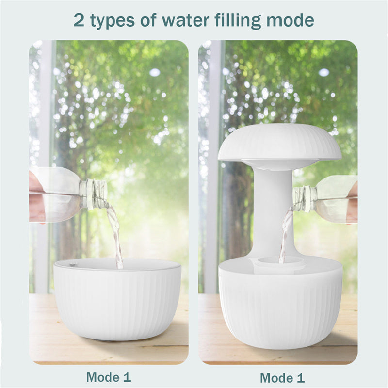Anti-gravity Air Humidifier Mute Countercurrent Humidifier Levitating Water Drops Cool Mist Maker Fogger Relieve Fatigue - TrendyPrime