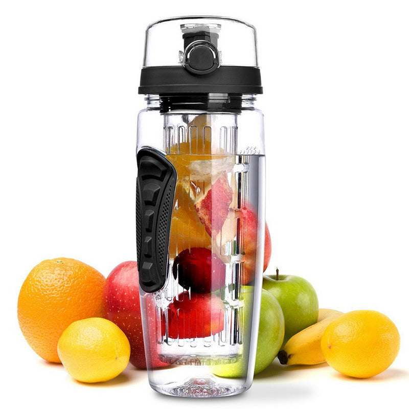 32oz Fruit Infuser Water Bottle – BPA Free Sport Drink Bottle - TrendyPrime