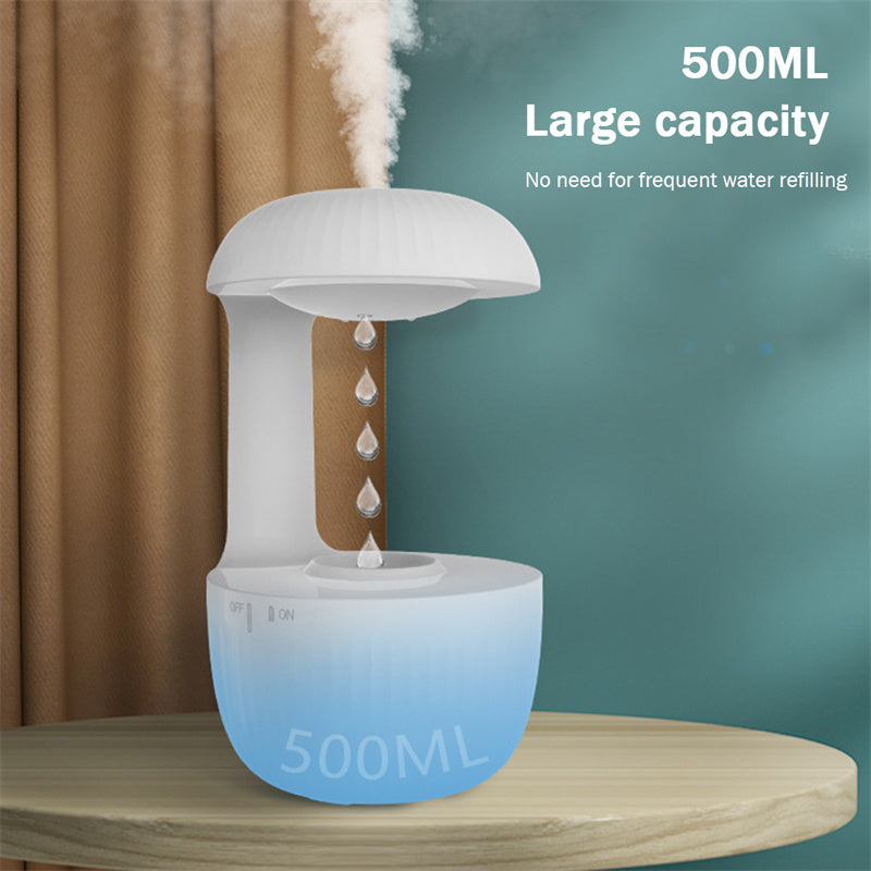 Anti-gravity Air Humidifier Mute Countercurrent Humidifier Levitating Water Drops Cool Mist Maker Fogger Relieve Fatigue - TrendyPrime