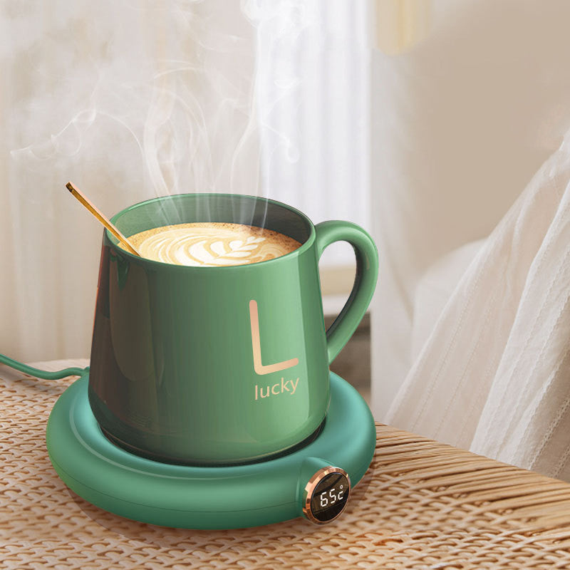 Coffee Mug Warmer Warm Coaster Smart Heating Cup Thermal Insulation Constant Temperature Coaster Heating Pad Desktop - TrendyPrime