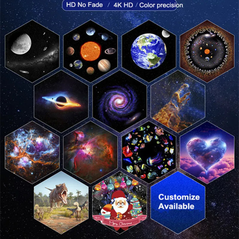 Dynamic Meteor 13 In 1 Ultra Clear Galaxy Projector Lamp Rotary Space Ball Planetarium Projector Lights For Kids Gift - TrendyPrime