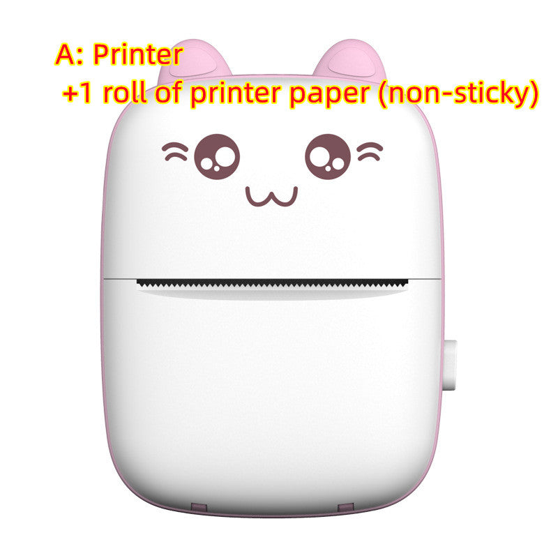 Mini Printer Portable Mini Bluetooth WiFi New Wrong Printer Mobile Phone Photo Title Note Hot Print Pocket Student Error Label Printer - TrendyPrime