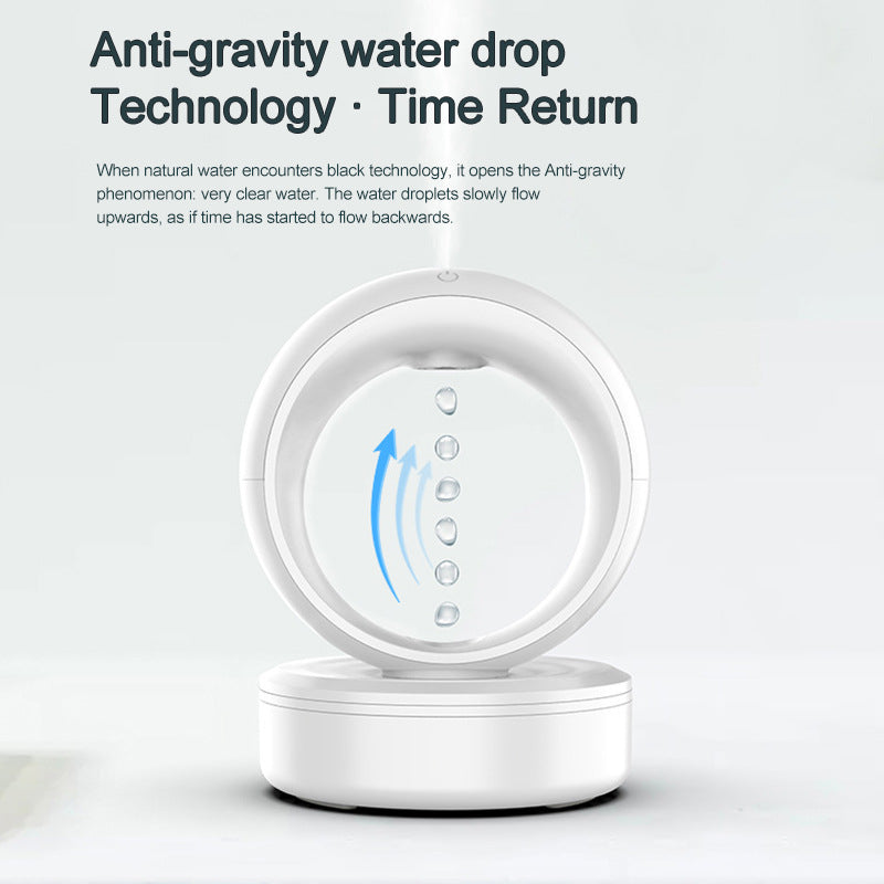 Anti-gravity Air Humidifier Mute Countercurrent Humidifier Levitating Water Drops Fogger Electric Humidifiers - TrendyPrime