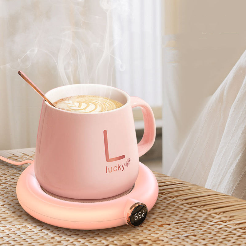 Coffee Mug Warmer Warm Coaster Smart Heating Cup Thermal Insulation Constant Temperature Coaster Heating Pad Desktop - TrendyPrime