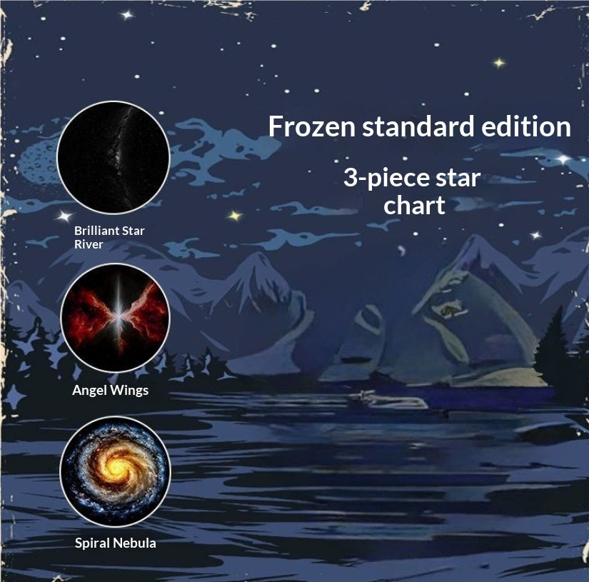 Projection Night Light - USB Powered Starry Sky Lamp for Bedroom Nursery Ambient Lighting - TrendyPrime