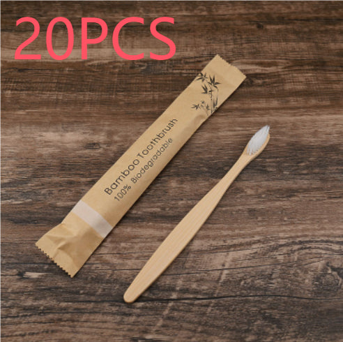 10Pcs Colorful Toothbrush Natural Bamboo Tooth Brush Set Soft Bristle Charcoal Teeth Eco Bamboo Toothbrushes Dental Oral Care - TrendyPrime