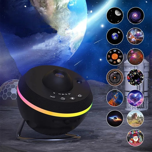 Dynamic Meteor 13 In 1 Ultra Clear Galaxy Projector Lamp Rotary Space Ball Planetarium Projector Lights For Kids Gift - TrendyPrime