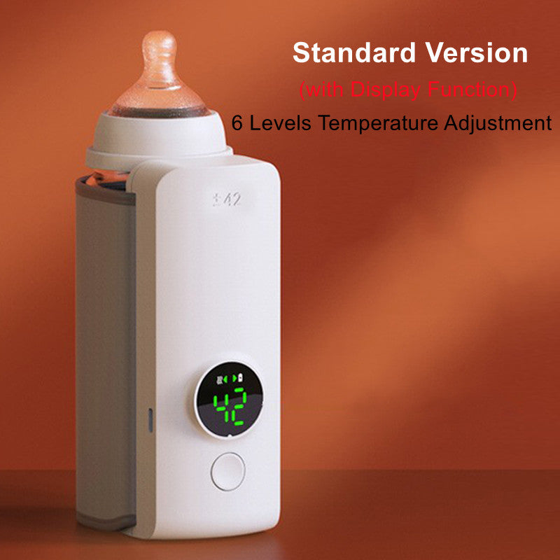 Portable Wireless Baby Bottle Warmer USB Rechargeable Milk Warmer - TrendyPrime