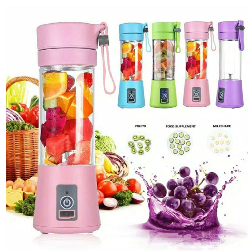 Portable Blender With USB Rechargeable Mini Kitchen Fruit Juice Mixer Home Simple Portable Electric Mini Juicer - TrendyPrime