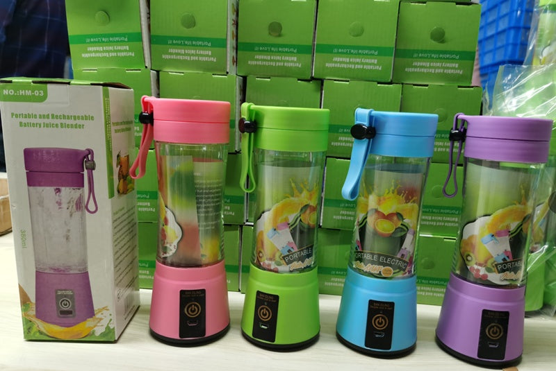 Portable Blender With USB Rechargeable Mini Kitchen Fruit Juice Mixer Home Simple Portable Electric Mini Juicer - TrendyPrime