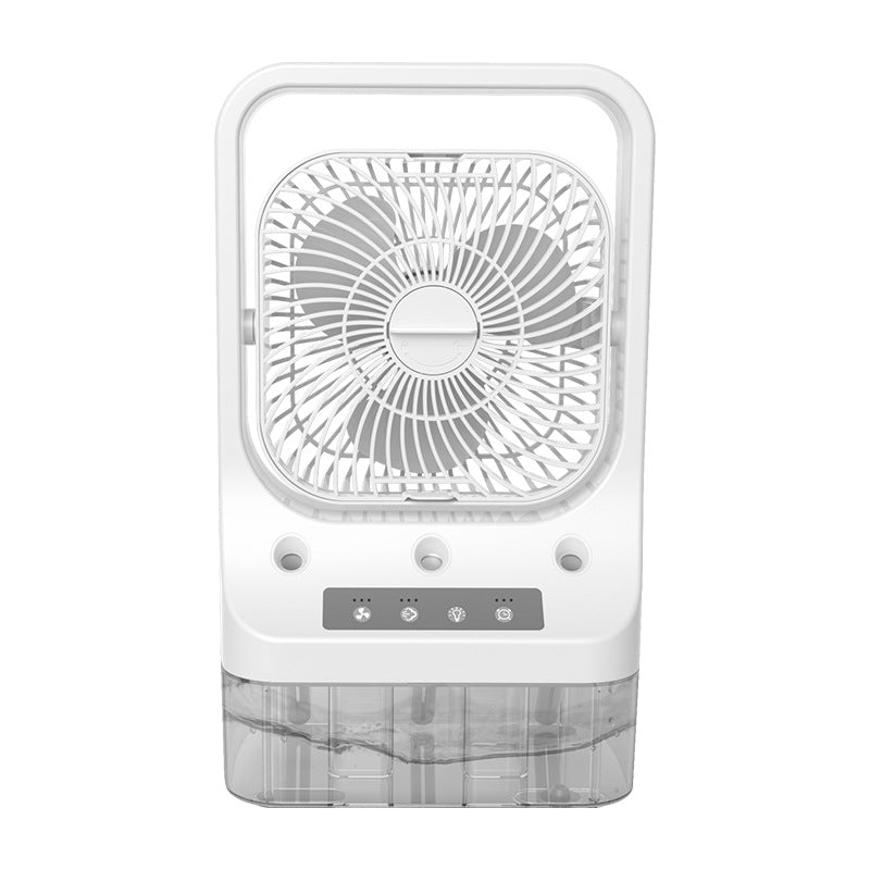 Household Cooling Fan Usb Rechargeable Head Adjustable Air Cooling Water Cooled Air Conditioning Tank Low Noise Air Cooler Fans - TrendyPrime